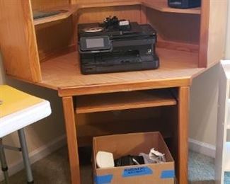 Corner Computer Cabinet/Desk