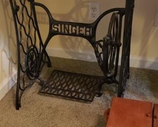 Singer Treadle Base with Top