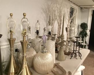 Lots of Table Lamps