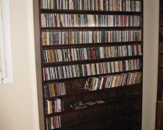 another custom CD shelving unit and CD's