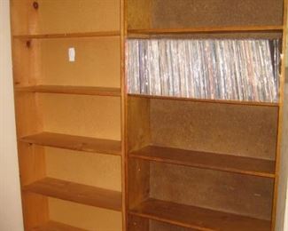 Bookcases perfectly sized for albums