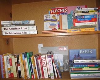 How to speak French, travel books of Paris and Provence