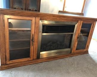 Electric Fireplace With Cabinets https://ctbids.com/#!/description/share/158377