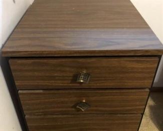 Side table, headboard, and bed frame https://ctbids.com/#!/description/share/158400