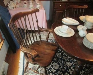 Ethan Allen Table chairs & Hutch