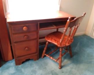 Cherry desk and chair