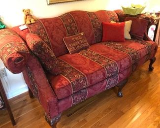 sofa, decorative pillows