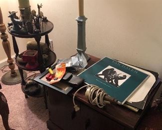 lamps, side tables