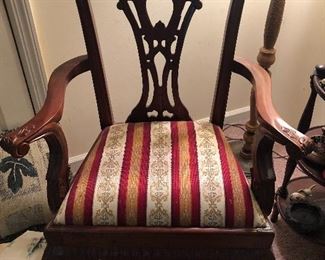 ornate side chair
