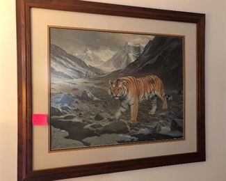 Charles Frace' tiger print