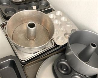 cake pans, muffin pans, cookie sheets and more