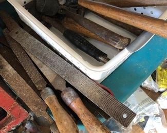 files, hammers