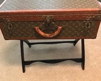 Rare Numbered Louis Vuitton Suitcase .  Has tray and number.  Handed down from Grandfather to Father