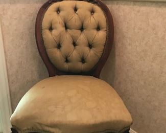 Eastlake chair .  Needs upholstering