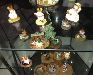WEE FOREST FOLK LIMITED EDITION COLLECTIBLE MICE FIGURINES