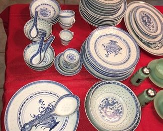 RICE LIGHT CHINA SET