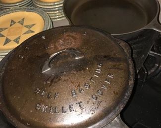 GRISWOLD SELF BASTING SKILLET