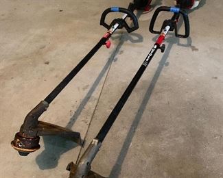 2 TROY-BILT GAS-POWERED TRIMMERS