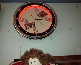 Neon Coor Light Baseball MLB Baltimore Orioles