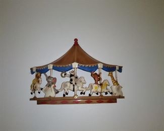 carousel wall hanging