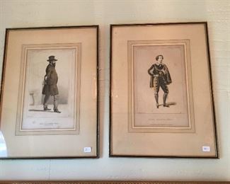 Antique European prints