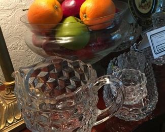 Fostoria American glassware