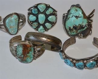 Native American Jewelry, Cuff Bracelets
