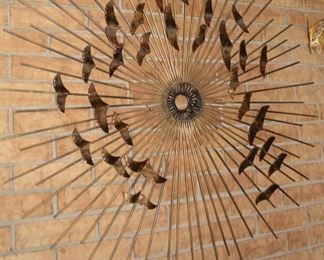 Mid Century Curtis Jere Signed Wall Art