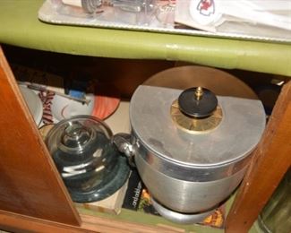 Mid Century Aluminum Ice Bucket