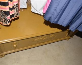 Antique Painted Cedar Chest