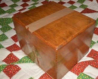 Antique Coats Spool Box