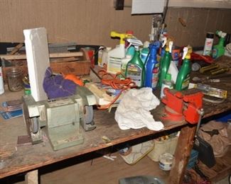 Tools, Vises, Bench Grinder