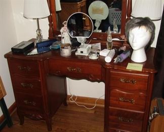 Vintage Mahogany Vanity
