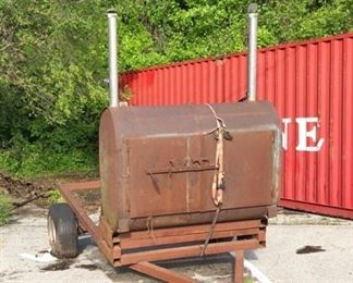 Competition Style BBQ Smoker Trailer 