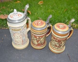 German Beer Steins 