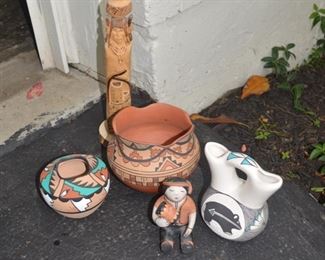 Native American Pottery, Acoma, Jemez, etc.