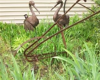 plow & metal cranes