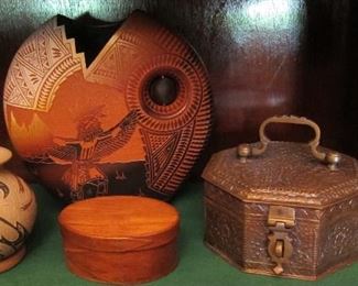 MORE BOXES AND INDIAN POTTERY FROM NEW MEXICO