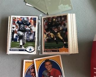 A lot of rookie cards