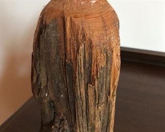 Naturalistic wood vase