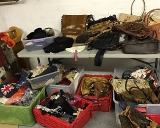Purses vintage and new mostly leather