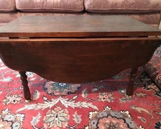 Small antique drop leaf table
