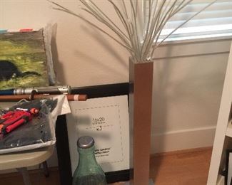 Groovy floor lamp! Coca Cola bank