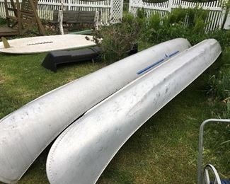 17’ Grumman and Sea Nymph canoes.