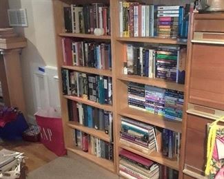 Bookcases filled with books