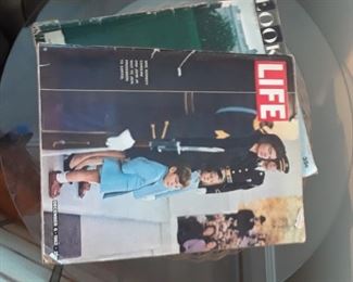 Old Life and Look magazines