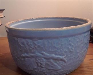 Blue kitchen bowl, 1930s