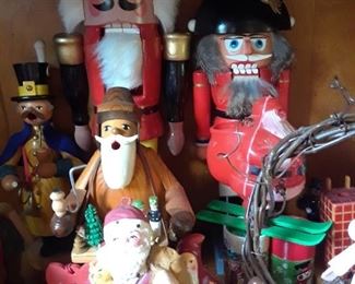 A group of the German holiday items, all vintage