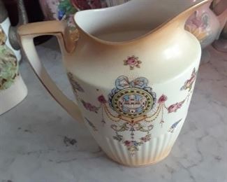 English ceramic pitcher