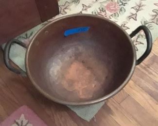 Hand made copper bowl